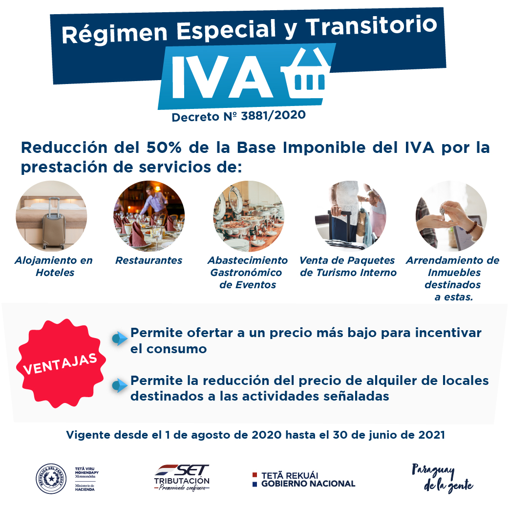 Reducen IVA para sectores gastronómico y turístico